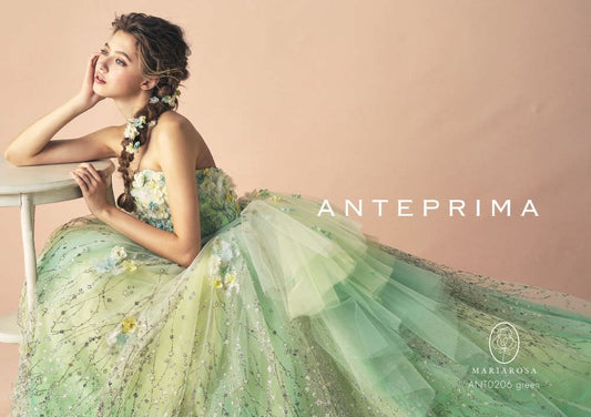 ANTEPRIMAグリーングラデーション ANT0206 【結婚式 カラードレス レンタル】