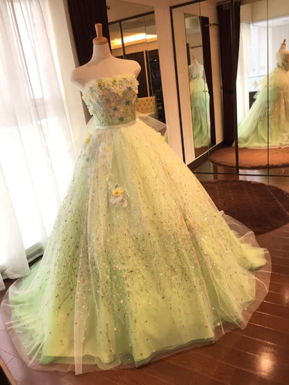 ANTEPRIMAグリーングラデーション ANT0206 【結婚式 カラードレス レンタル】