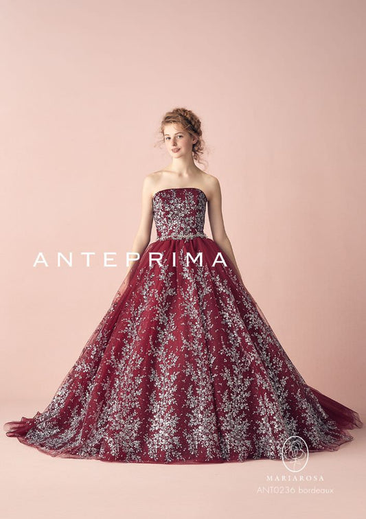 ANTEPRIMAボルドー ANT0236 【結婚式 カラードレス レンタル】
