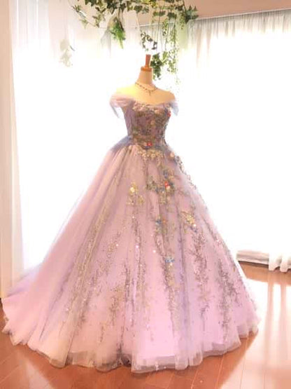 HARDY AMIESラベンダー HAD-03161 【結婚式 カラードレス レンタル】