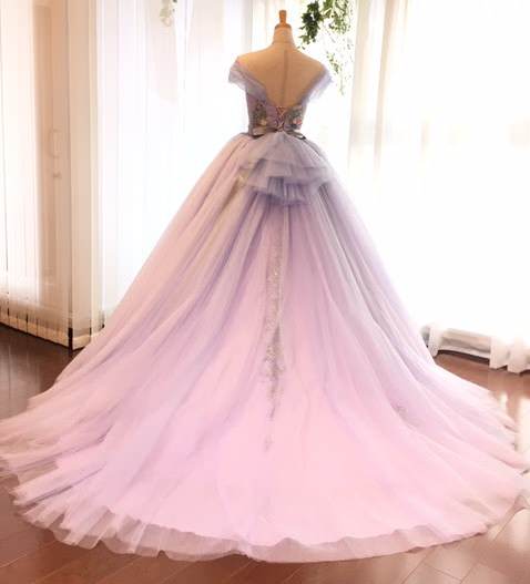 HARDY AMIESラベンダー HAD-03161 【結婚式 カラードレス レンタル】