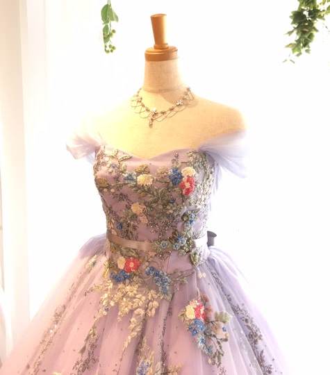 HARDY AMIESラベンダー HAD-03161 【結婚式 カラードレス レンタル】