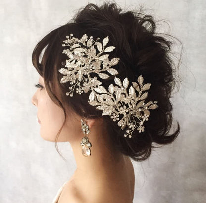 【ヘッドドレス】kirara ビジューヘッドパーツ/ブライダルアクセサリー 【結婚式 ヘアアクセサリー】