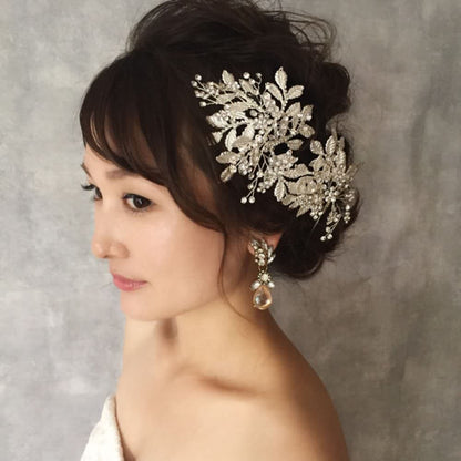 【ヘッドドレス】kirara ビジューヘッドパーツ/ブライダルアクセサリー 【結婚式　ヘアアクセサリー】