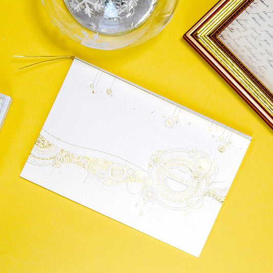 【結婚式 招待状セット】カーニバル ホワイト(印刷込み)【結婚式 ペーパー 招待状】