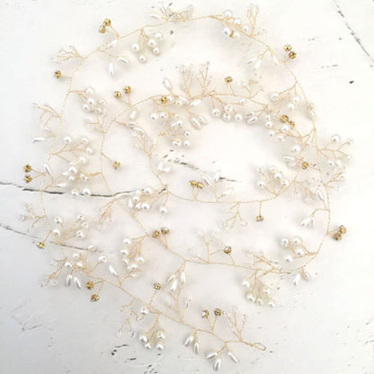 【ヘッドドレス】sprig 小枝ヘッドアクセサリーlong/ブライダルアクセサリー 【結婚式 ヘアアクセサリー】