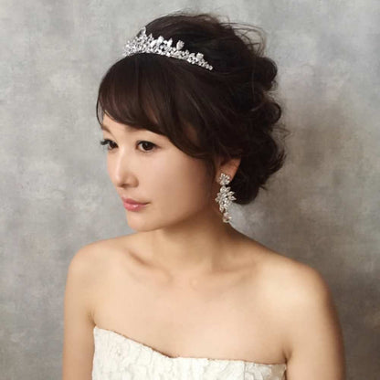 【ピアス・イヤリング】brilliant ジルコニアピアス/ブライダルアクセサリー 【結婚式 ピアス イヤリング】