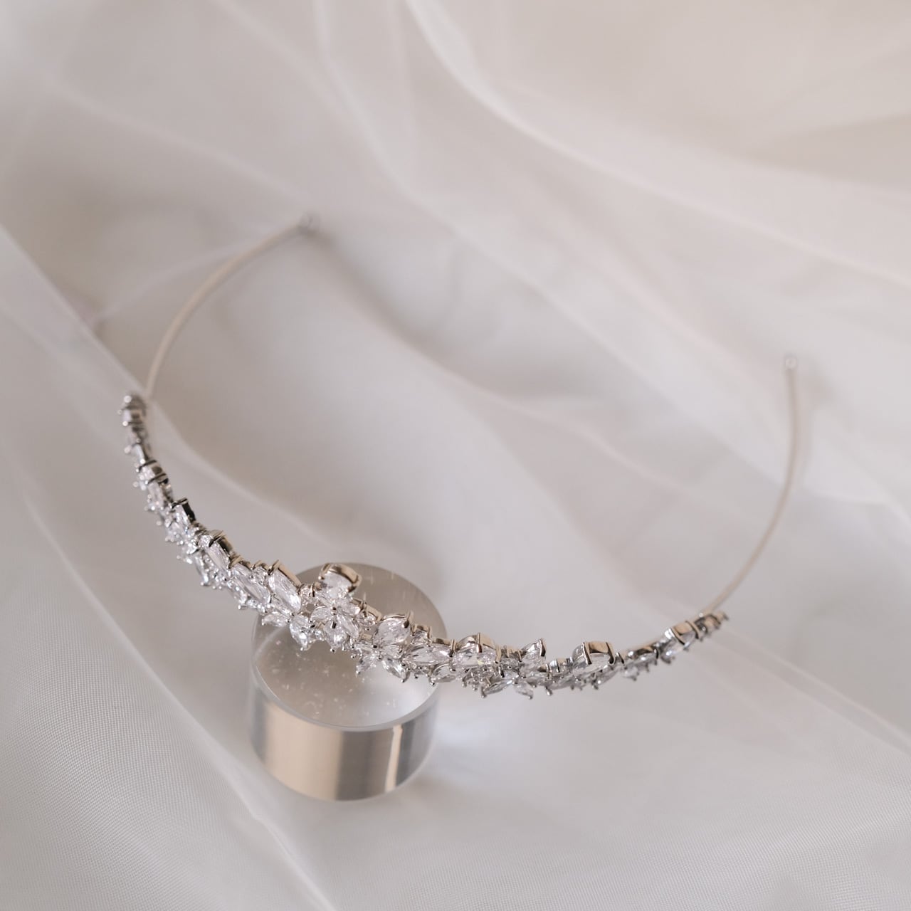 ティアラページ b10-ti1 ティアラ ビジュー ブライダルヘッドドレス シルバー