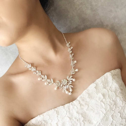 【ネックレス】perle パールブライダルネックレス 【結婚式 ネックレス】