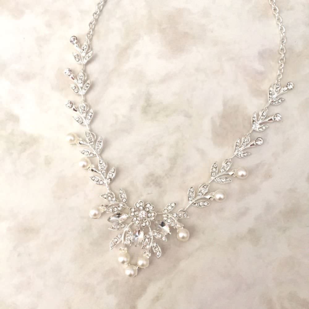 【ネックレス】perle パールブライダルネックレス 【結婚式 ネックレス】