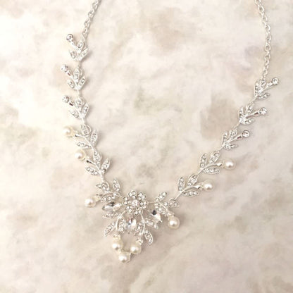 【ネックレス】perle パールブライダルネックレス 【結婚式 ネックレス】