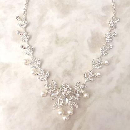 【ネックレス】perle パールブライダルネックレス 【結婚式 ネックレス】