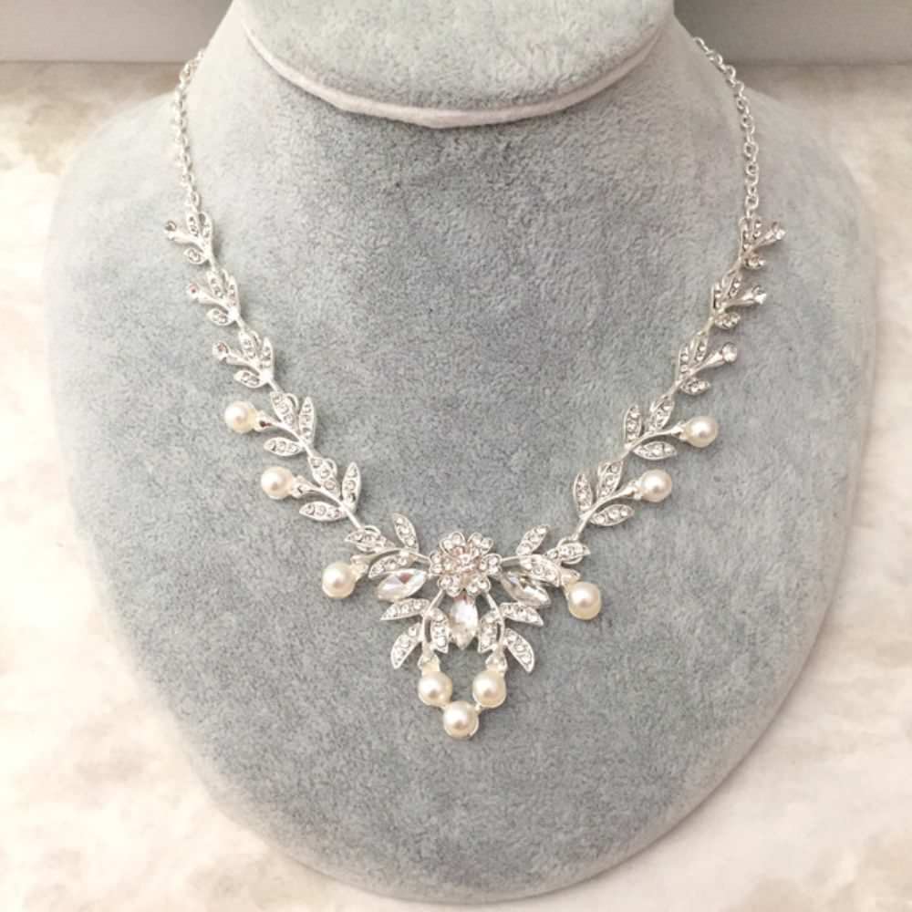 【ネックレス】perle パールブライダルネックレス 【結婚式 ネックレス】