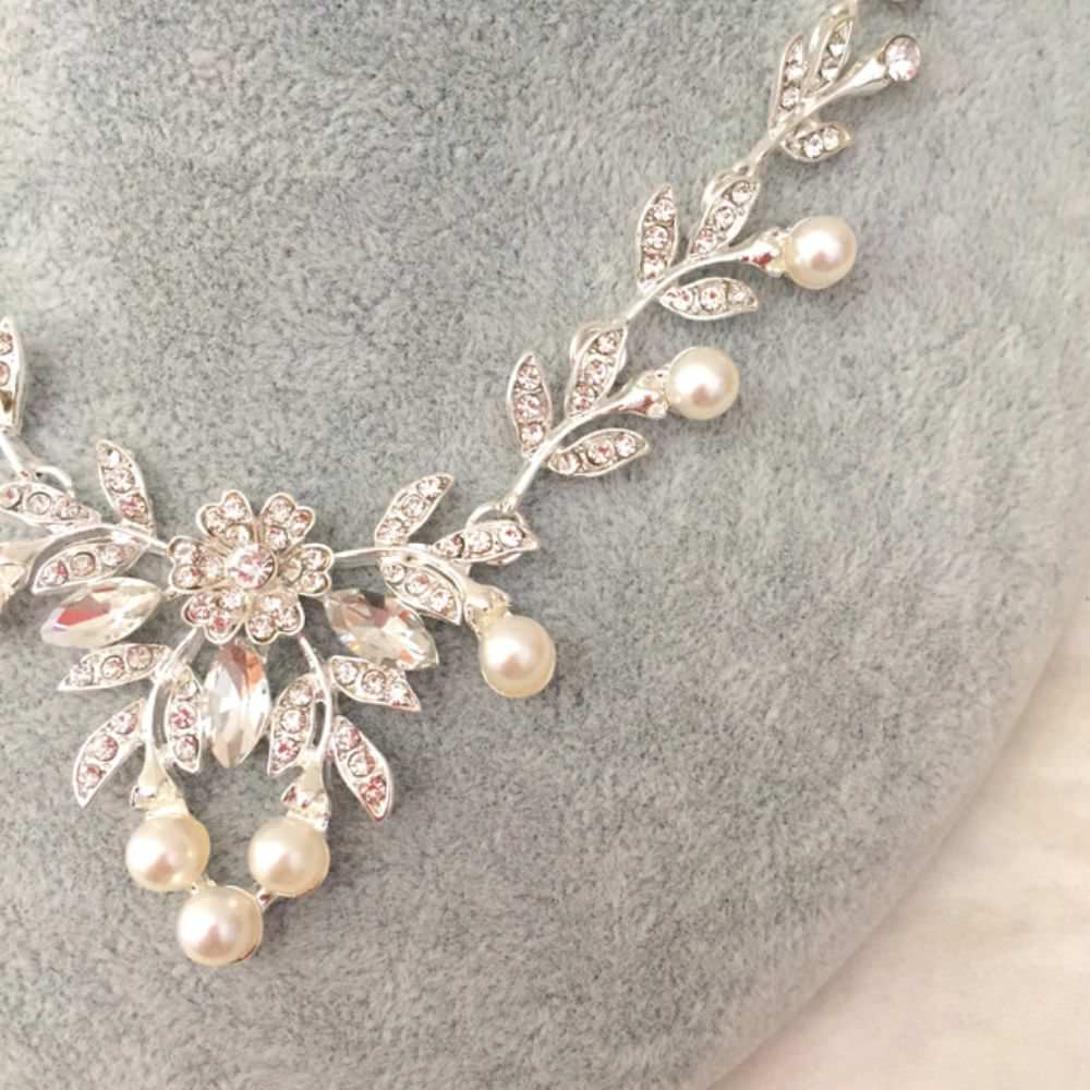 【ネックレス】perle パールブライダルネックレス 【結婚式 ネックレス】