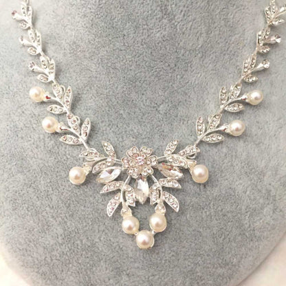 【ネックレス】perle パールブライダルネックレス 【結婚式 ネックレス】