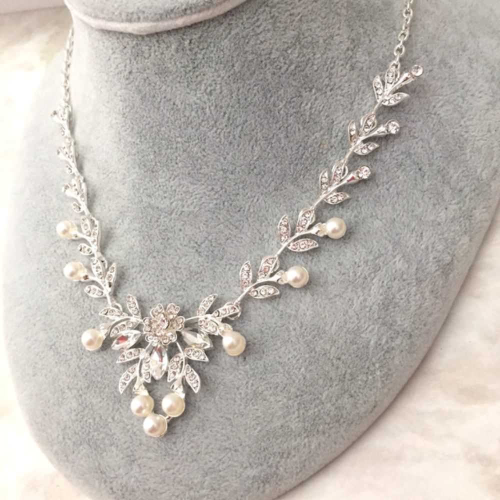 【ネックレス】perle パールブライダルネックレス 【結婚式 ネックレス】