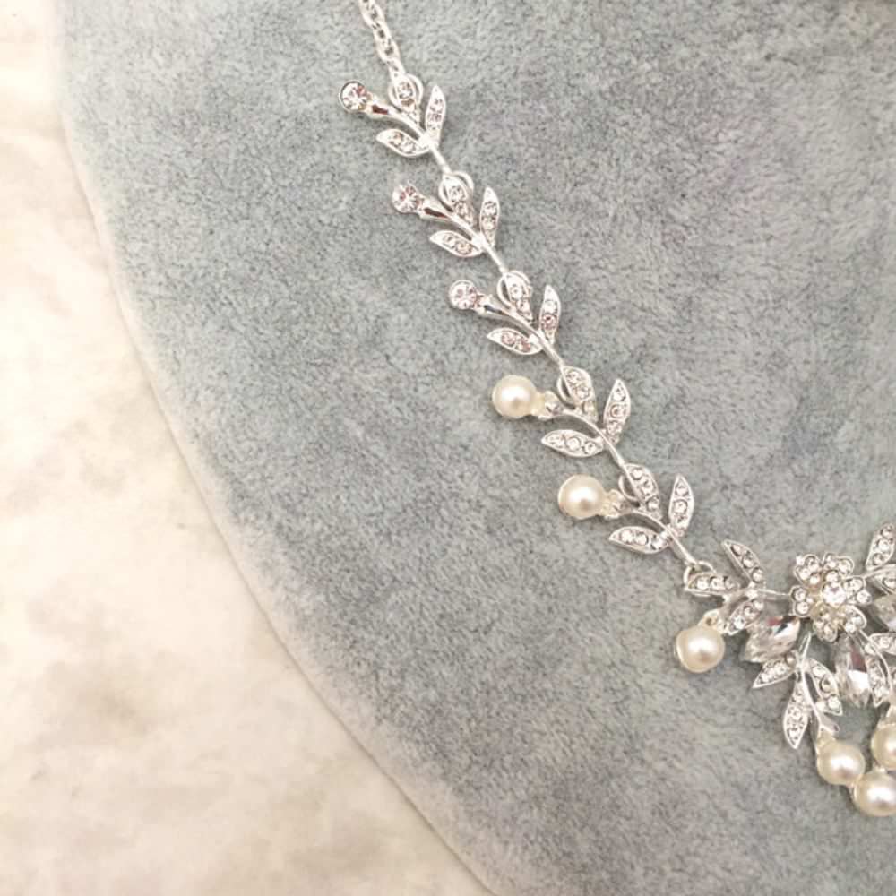 【ネックレス】perle パールブライダルネックレス 【結婚式 ネックレス】