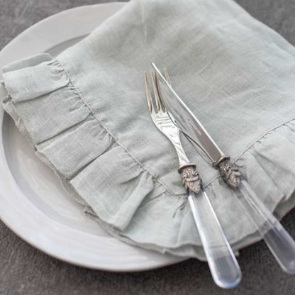 【フリルナプキン】ボルゴデルトヴァーリ(ice・アイスグリーン)/イタリアブランド 【結婚式 ギフト 引き出物 キッチン用品】