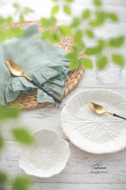 【フリルナプキン】ボルゴデルトヴァーリ(sage・グリーン)/イタリアブランド 【結婚式 ギフト 引き出物 キッチン用品】