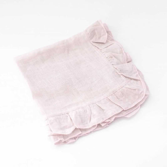 【フリルナプキン】ボルゴデルトヴァーリ(tulle・ベビーピンク)/イタリアブランド 【結婚式 ギフト 引き出物 キッチン用品】