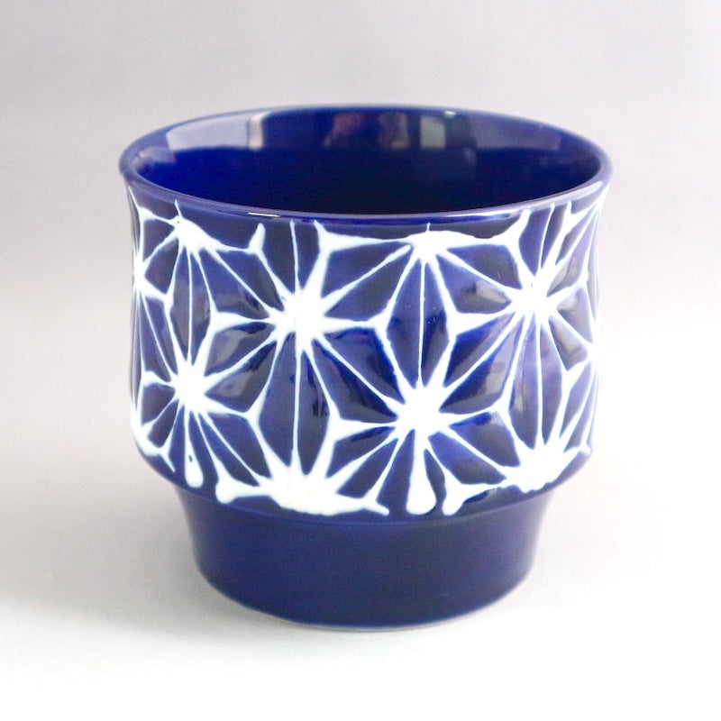 瑠璃 スタックカップ 麻の葉 【結婚式 ギフト 引き出物 食器類】