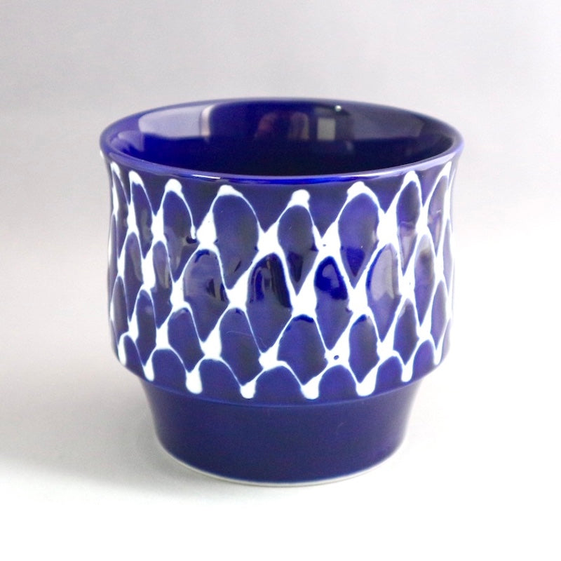 瑠璃 スタックカップ 網絵 【結婚式 ギフト 引き出物 食器類】