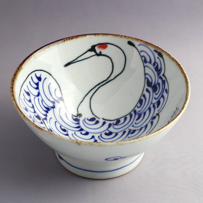 kotohogiくらわんか碗 鶴 【結婚式 ギフト 引き出物 食器類】