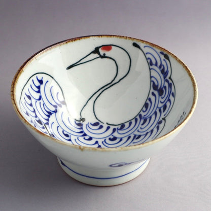 kotohogiくらわんか碗 鶴 【結婚式 ギフト 引き出物 食器類】