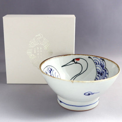 kotohogiくらわんか碗 鶴 【結婚式 ギフト 引き出物 食器類】