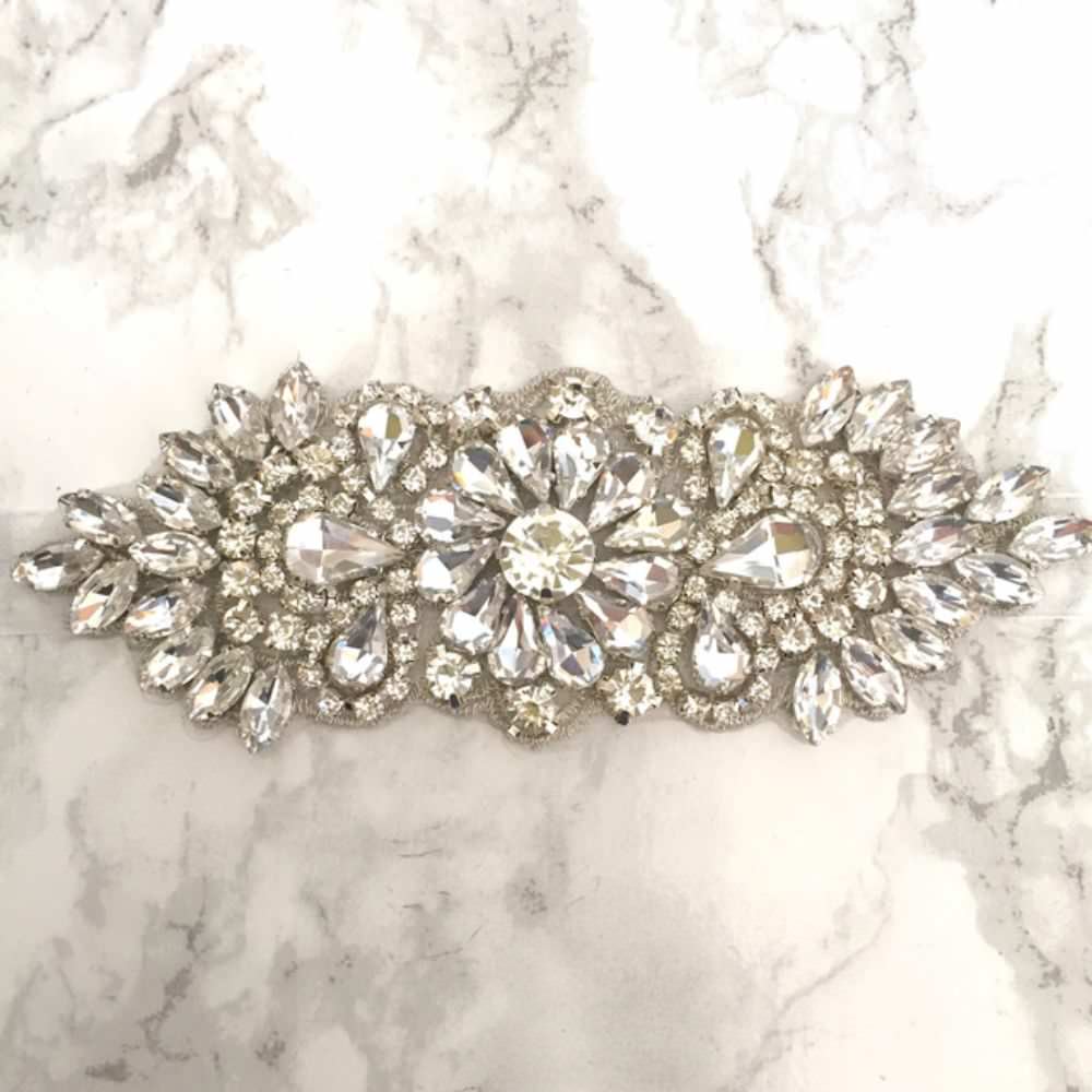 【ブレスレット】flower ビジューリボンブレスレット/アームレット/アンクレット/ブライダルアクセサリー 【結婚式 ブレスレット】