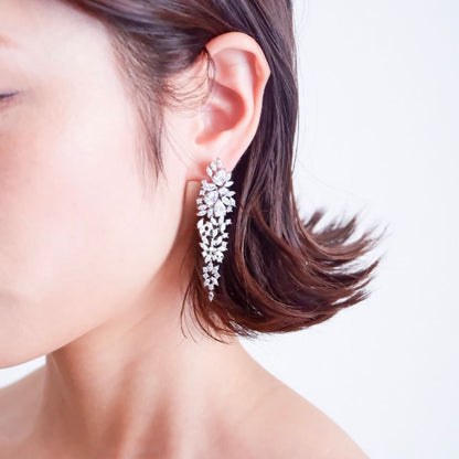 【ピアス】ビジュー ウェディング ブライダルピアス g1 【結婚式 ピアス イヤリング】