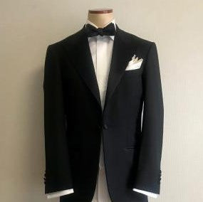 【タキシード】ブラック sartoria mare 1464 【結婚式　タキシード　オーダーメイド】