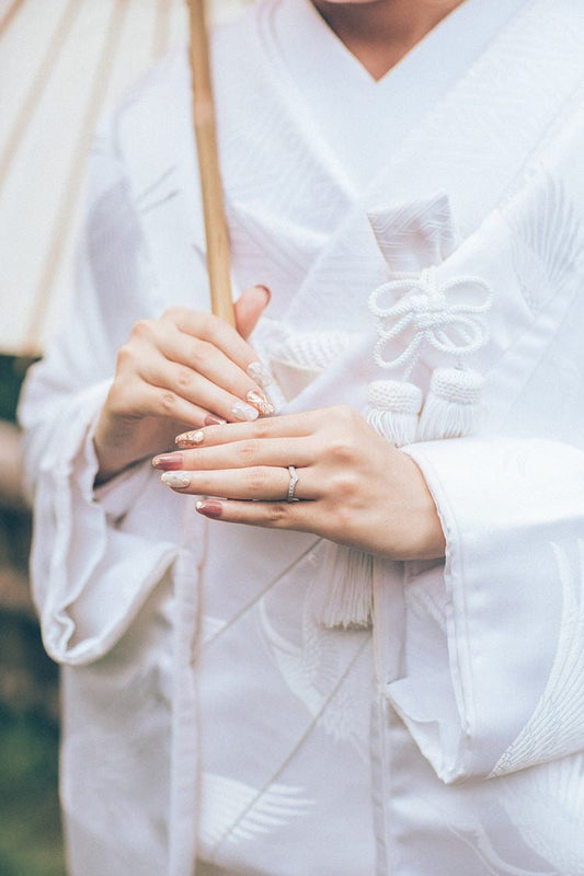 形状記憶オーダーメイドネイルチップ 【結婚式 ブライダルネイル オーダーメイド】