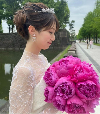 【洋装1着/リハ付き】hair make plan 【結婚式　ヘアメイク　新郎　新婦】