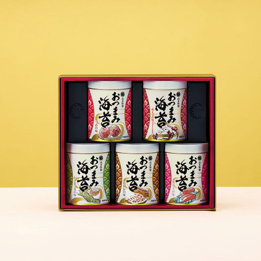 山本海苔店 おつまみ海苔 5缶詰合せ 【結婚式 ギフト 縁起物】