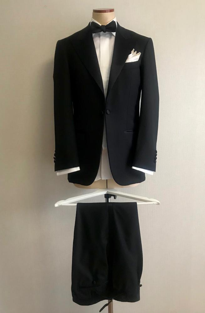 【タキシード】ブラック sartoria mare 1464 【結婚式 タキシード オーダーメイド】