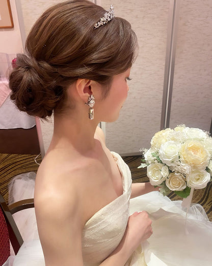 【洋装1着/リハ付き】hair make plan 【結婚式　ヘアメイク　新郎　新婦】