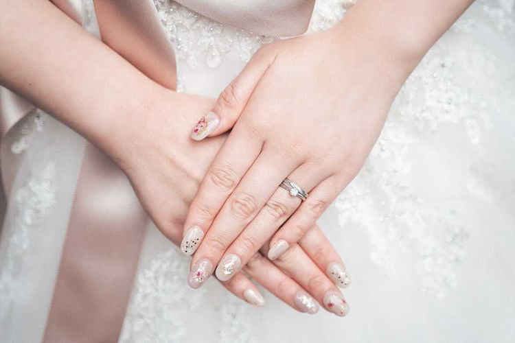 形状記憶オーダーメイドネイルチップ 【結婚式 ブライダルネイル オーダーメイド】