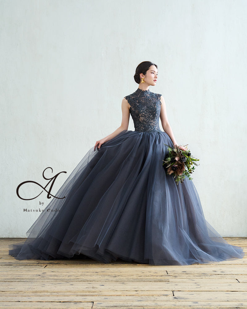 ベス HE-123(SmokyBlue)【カラードレス】