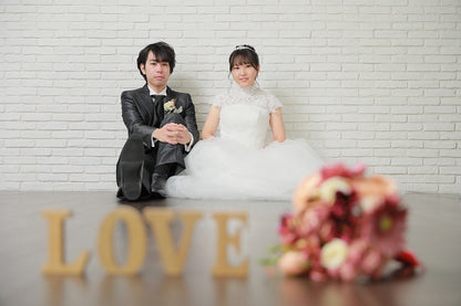 スタジオ洋装1着プラン　【結婚式　写真　フォト　撮影】