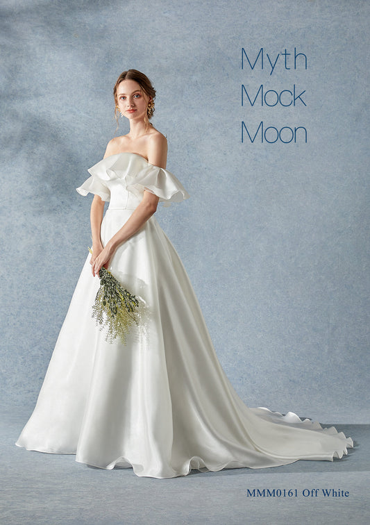 チェルシー MMM0161-OffWhite【ウェディングドレスレンタル】