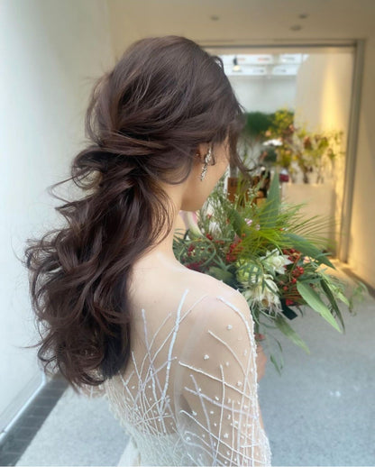 【洋装1着/リハ付き】hair make plan 【結婚式　ヘアメイク　新郎　新婦】