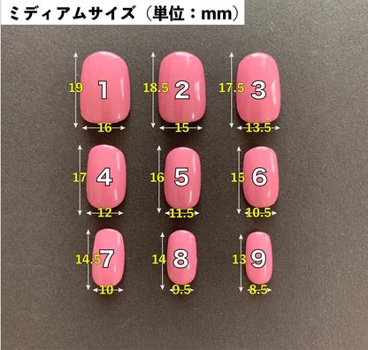形状記憶オーダーメイドネイルチップ 【結婚式 ブライダルネイル オーダーメイド】