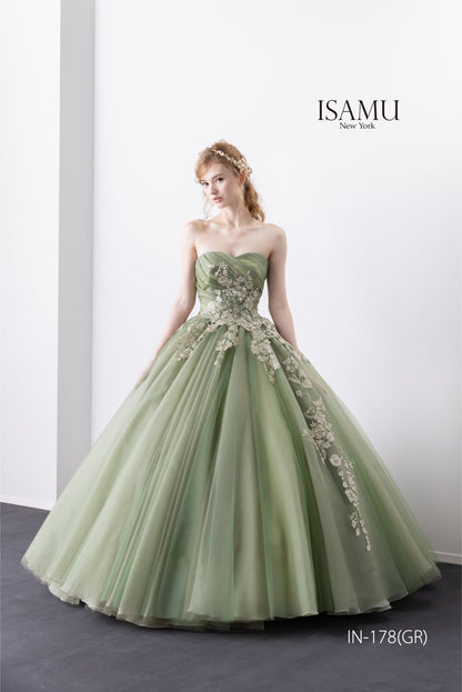 シモン IN-178(GR)【カラードレス】