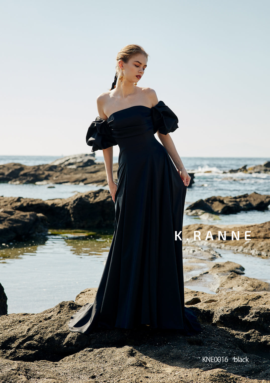 ネグロ KNE0016-black【カラードレス】