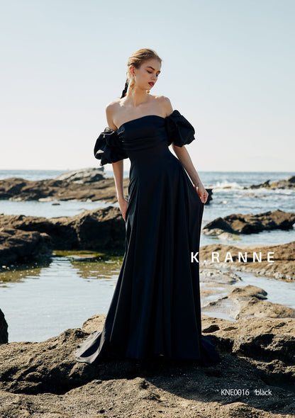 ネグロ KNE0016-black【カラードレス】