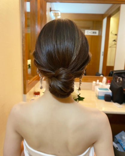 【洋装1着/リハ付き】hair make plan 【結婚式　ヘアメイク　新郎　新婦】