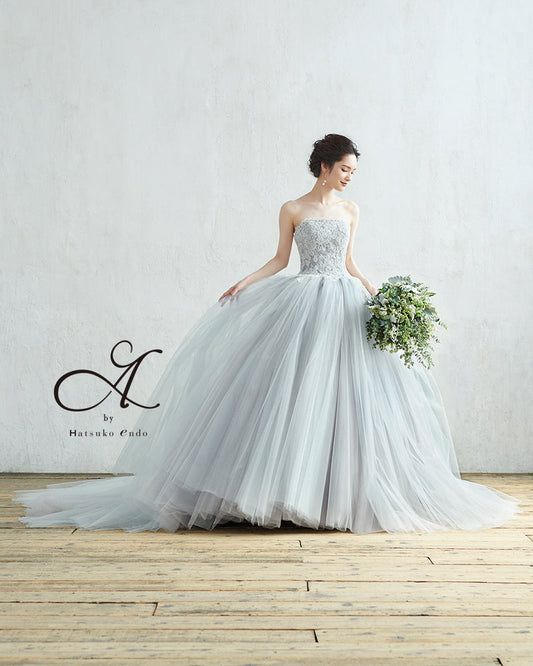 モナ HE-114(IceGray)【カラードレス】