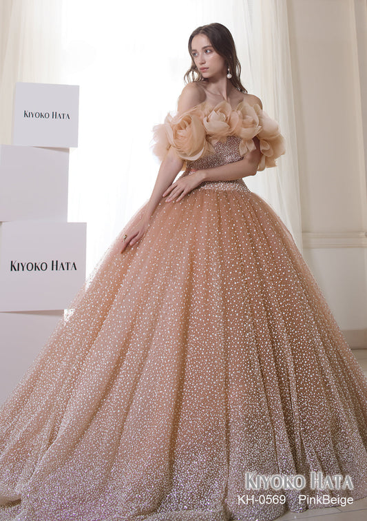 メルティ KH-0569-PinkBeige【カラードレス】