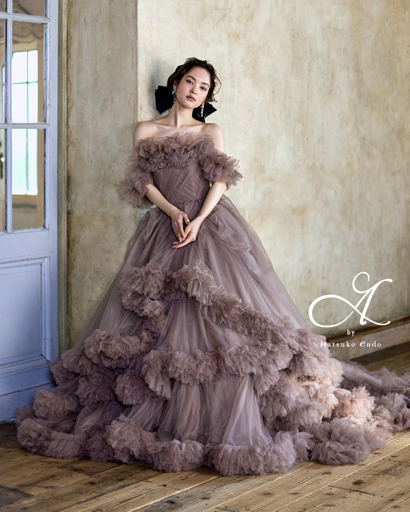 ミニー HE-165(Mocha)【カラードレス】